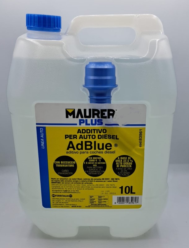 ADDITIVO ADBLUE PER AUTO DIESEL  10LT