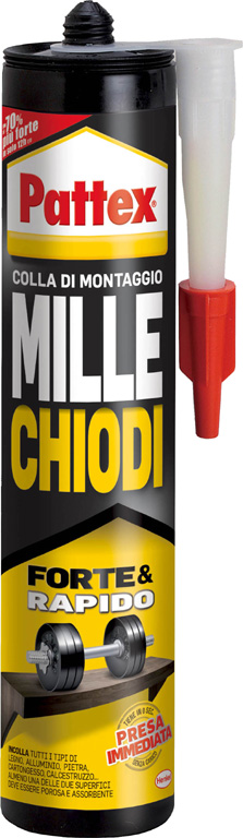 Adesivo di montaggio MILLECHIODI FORTE & RAPIDO - formula a base d'acqua -400GR