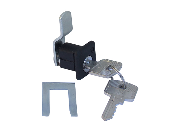 Alubox CAB75ON serratura a cilindro con 2 chiavi, per cassette serie DUBLO inox - PRISMA