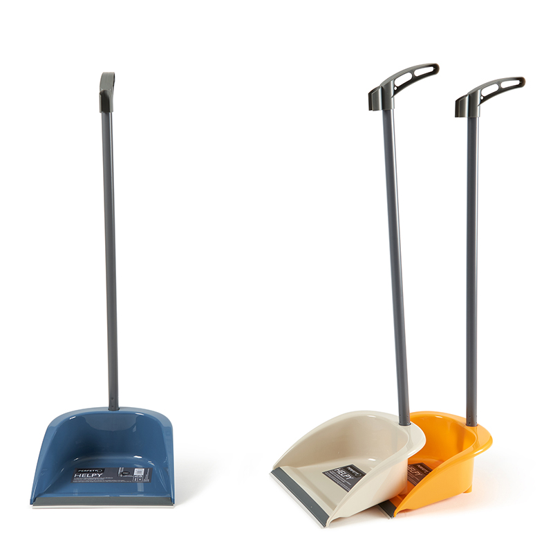 ALZAIMMONDIZIA HELPY ART. 0483C. Alzaimmondizie in plastica con manico in metallo e filo in gomma.