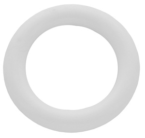 ANELLO PLAST. C/FORO D.46 X66 BIANCO COD. 3709