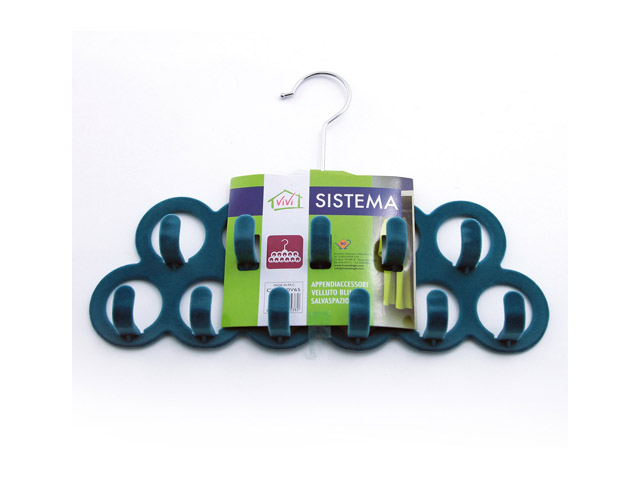 APPENDIACCESSORI VELLUTATO BLU SALVASPAZIO