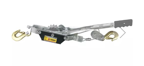 ARGANO A FUNE 2,0T CON DOPPIA RUOTA PESO 3,1KG ART. 97X080 TOPEX