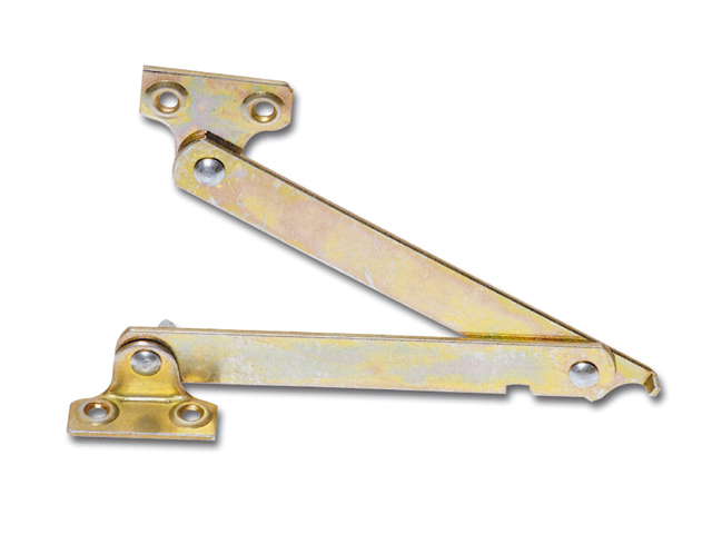 Asta snodata pesante CM20 SINISTRA con fermo. Acciaio tropicalizzato. ART. 653320S