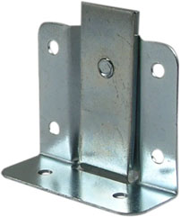 Attaccaglia registrabile per barra appendipensili - in acciaio zincato