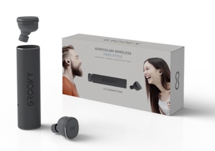 AURICOLARI WIRELESS GROOVY FREE-STYLE 5.0 CONNECTION