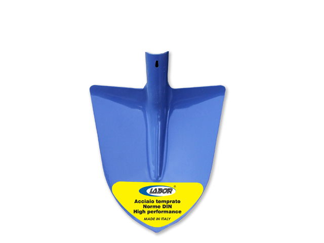 Badile LABOR temprato con risvolto, blu avio RAL 5007.