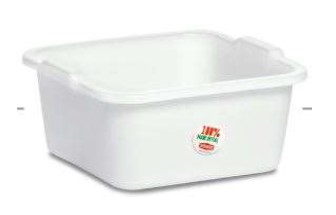 BAGNO QUADRO POLIETILENE 38CM BIANCO