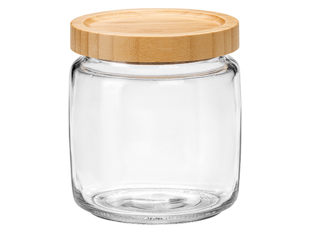 BARATTOLO GIARA IN VETRO 0,75LT BAMBOO TRASPARENTE BORMIOLI