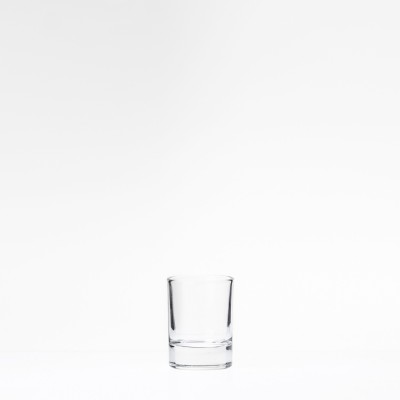 Bicchiere da shot in vetro da 4,5cl. Linea Indro 45
