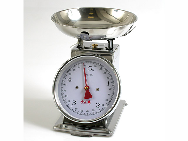 BILANCIA CUCINABilancia da cucina Eva, in acciaio inox portata Kg. 5
