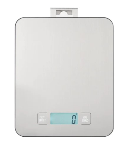 BILANCIA DA CUCINA DIGITALE 15KG-1GR INOX CON GANCIO.