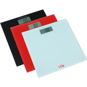 BILANCIA PESA PERSONE Ultra slim. Pedana in vetro temperato. Sensori di precisione . Capacita' 180kg divisione 100gr. Colori bia