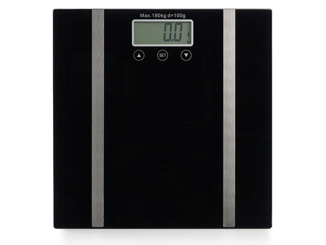 BILANCIA PESAPERSONE BODY FAT 180KG NERA EVA