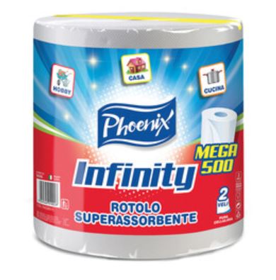 BOBINA CARTA PURA CELLULOSA INFINITY 600 Gr