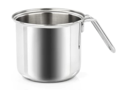 BOLLILATTE BONITA Diametro: 12CM BARAZZONI. Adatta perpiani cottura ad induzione, gas, elettrico, ceramico. In inox 18/10.