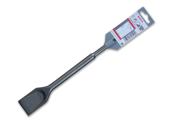 Bosch scalpello a spatola con attacco SDS PLUS. Per martelli perforatori leggeri. Impiego tramite scalpellat. Sds-plus o diretta