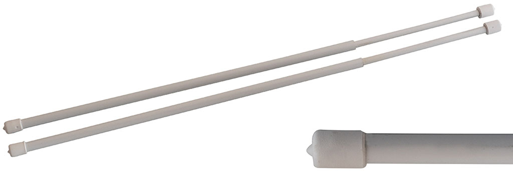BRIS-BRIS BIANCO ALLUNGABILE 40CM CON MOLLA per tende mod. PUNTA RASO