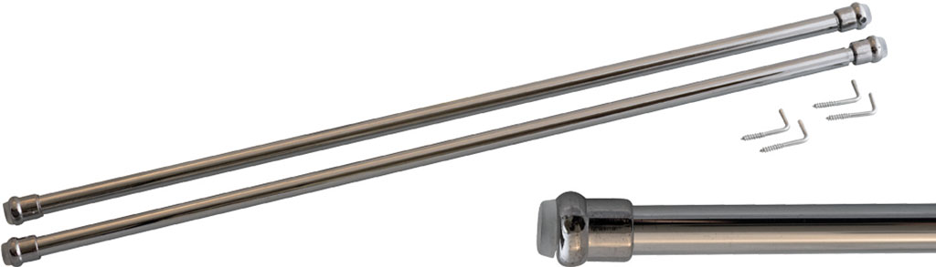 BRIS-BRIS CON MOLLA E VENTOSA CROMO 63-110CM MAURER