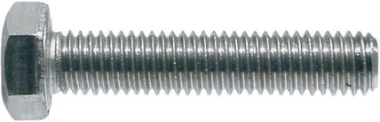 Bullone in acciaio INOX MM6X30 ( A2 AISI 304 ) a testa esagonale UNI 5739.