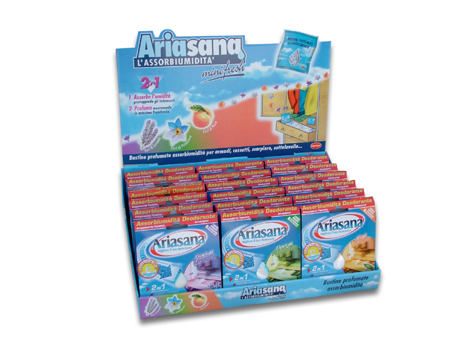 BUSTINE ASSORBIUMIDITA'  MINIFRESH 100GR ASSORTITE ARIASANA