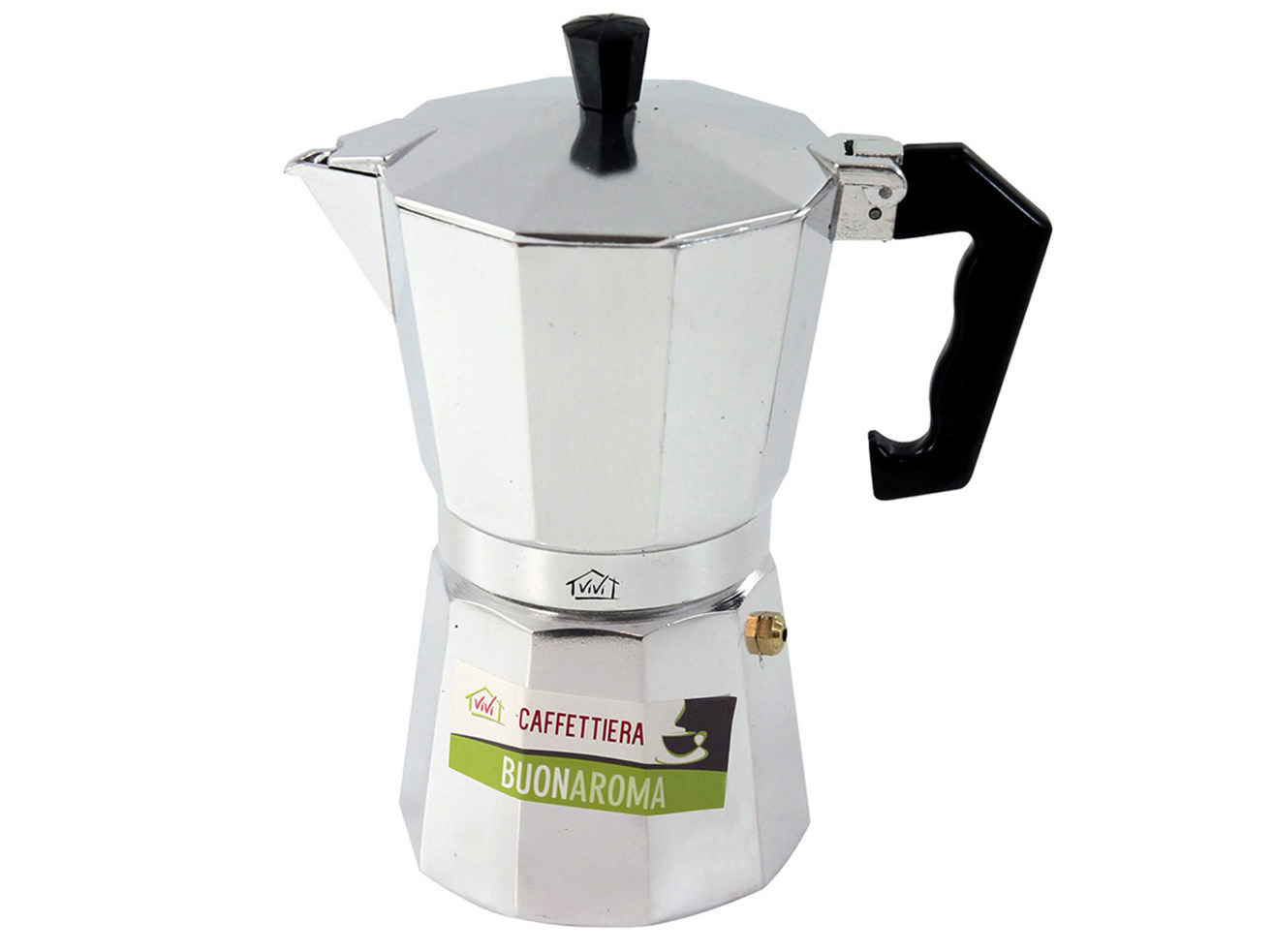 CAFFETTIERA ALLUMINIO 2 TAZZE BUON AROMA A112RA-2