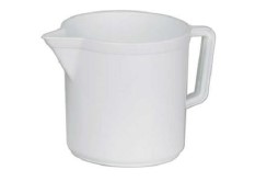 CARAFFA 3 LT IN PLASTICA BIANCA GRADUATA INTERNAMENTE MOBILPLASTIC