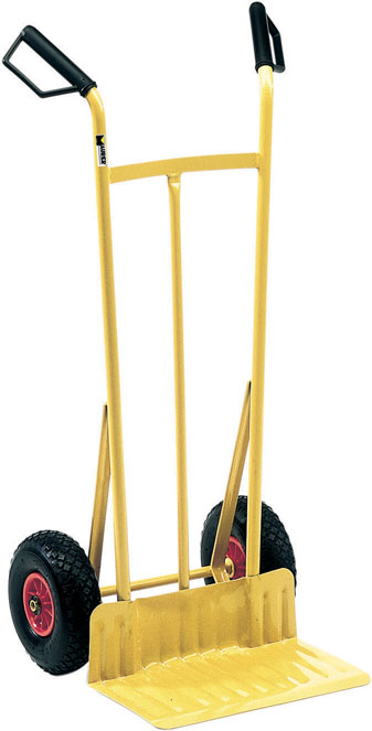 Carrello MAURER mod. LEO per casse, fusti e sacchi - ruote pneumatiche - telaio in acciaio tubolare - piano d'appoggio 45x26 mm 