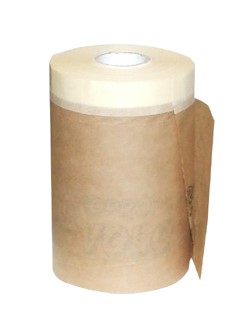 CARTA CELLULOSA COPRIRAPIDO CON NASTRO CARTA ADESIVO  H18CM x 20MT