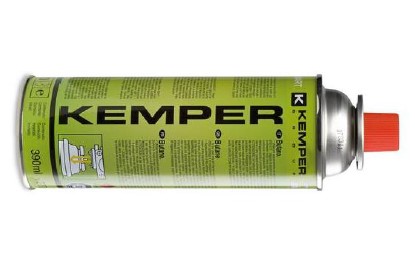 CARTUCCIA GAS BUTANO ORIZZONTALE 390ML 227GR KEMPER
