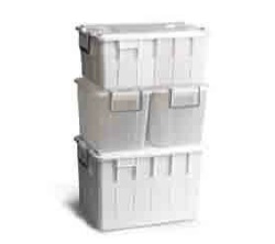 CASSA FOOD BOX CON COPERCHIO LT 20 BIANCA MOBILPLASTIC ART. 143/20-BIM