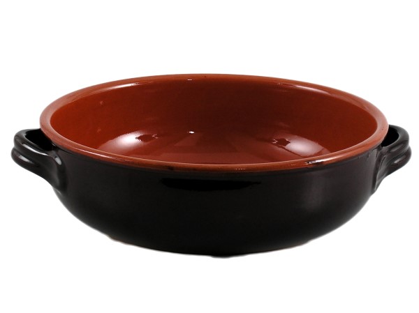 CASSERUOLA TERRACOTTA 2 MANICI CM26 VULCANIAUso su fiamma, piastra elettrica e forno. HACCP