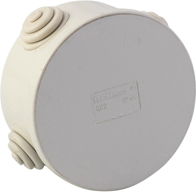 Cassetta stagna MAURER con 4 passacavi - IP44 R80MM x H40MM