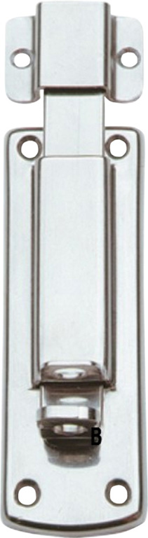 CATENACCIO INOX PORTA LUCCHETTO MM.100 ASTA PIATTA ART. 214 ALDEGHI