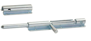 CATENACCIO TRASVERSALE PESANTE MM200  PORTA LUCCHETTO CON FORI E ASTA TONDA DIAM. 12MM ZINCATO ART.263AZ20_02