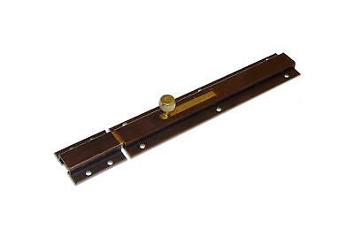 CATENACCIO TRASVERSALI CON CONTROPIASTA ART.32/M CM.20 VERNICIATO MARRONE