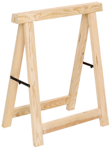 CAVALLETTO IN PINO ROBUSTO CM.73,5 X H80CM PORTATA KG1000