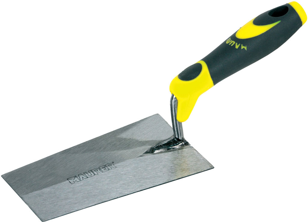 Cazzuolino a punta quadra MAURER - manico bicomponente  CM16