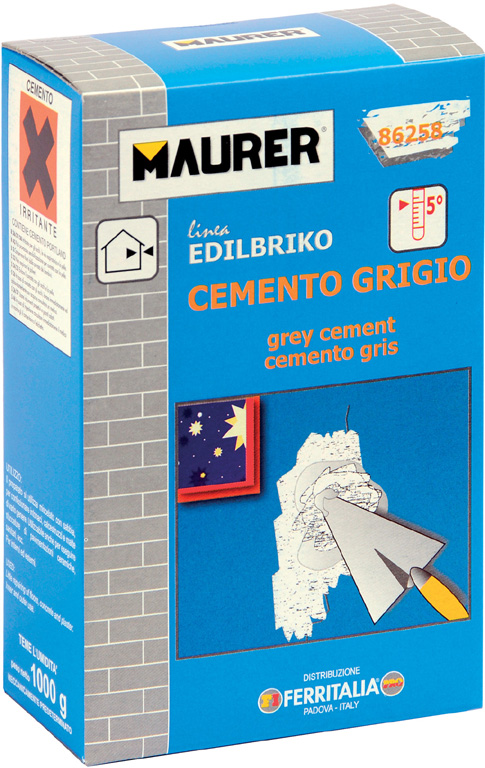 CEMENTO GRIGIO 5KG EDILBRIKO MAURER