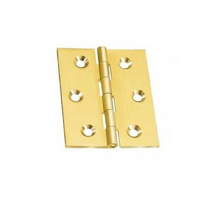 CERNIERA FRESATA PIANA OTTONE SATINATA H70X55 MM