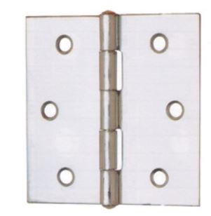 CERNIERA QUADRA Perno FISSO IN ACCIAIO ZINCATO  MM 80