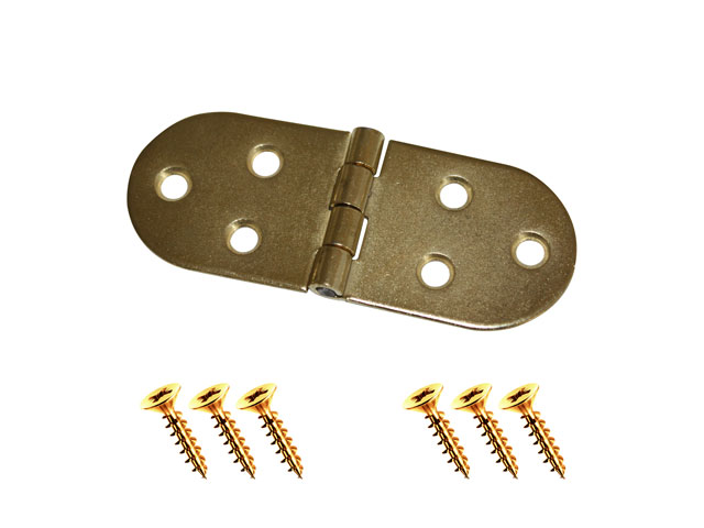 CERNIERE A BISCOTTO CUCIRE OTTONE LUCIDO MM31X80 2 PEZZI LABOR