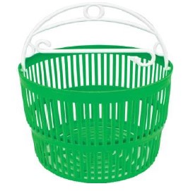 CESTELLO PORTAMOLLETTE VARI COLORI IN PLASTICA CESTOTTO