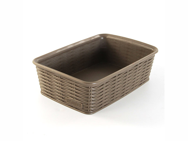 CESTINO ELEGANCE TORTORA 20x14CMxH6CM