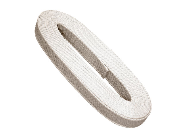 Cintino per tapparelle in confezione da 7MT PER PORTAFINESTRA. Larghezza  22mm in cotone extra pesante, bicolore nocciola e grig