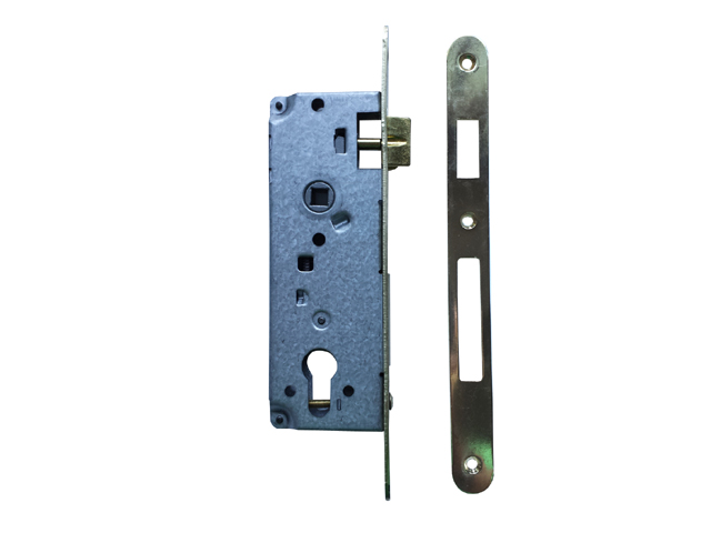 Cisa 5C631-40-0 serie LOGO serratura da infilare per cilindro europeo, catenaccio e scrocco, quadro maniglia, frontale mm.22, bo