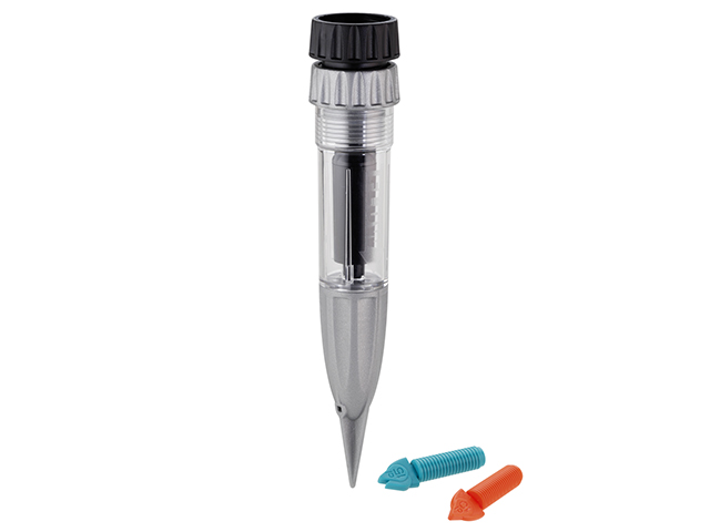 Claber 8052 Idris Spike. Irrigatore automatico per piante in vaso. Doppio innesto filettato adatto alle comuni bottiglie in plas