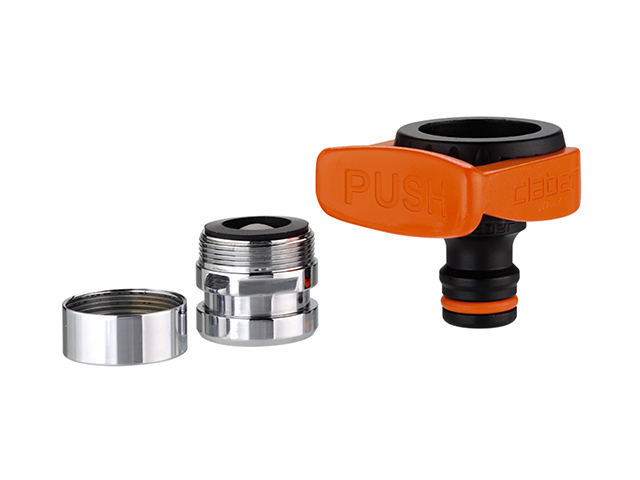 Claber 8587 Presa attacco rapido. Presa tubinetto da interno per collegare un tubo dalla cucina o dal bagno. Per rubinetti con f