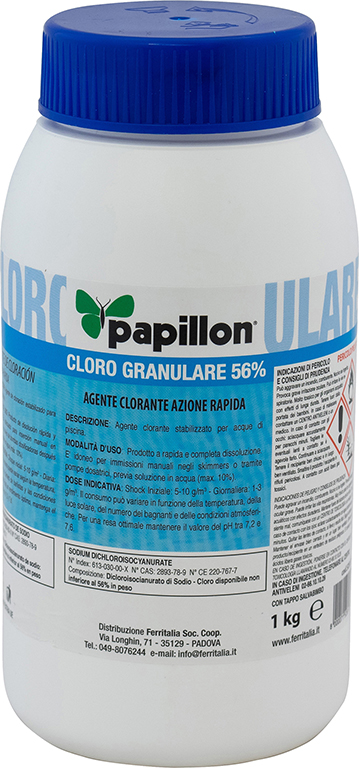 CLORO GRANULARE PAPILLON 56% KG.1