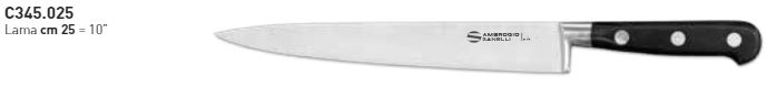 COLTELLO FILETTARE CHEF CM.25 3 AMBROGIO SANELLI